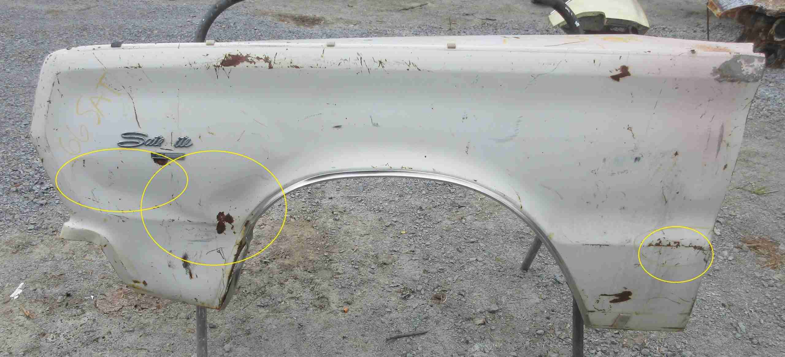 1966 Plymouth Drivers Fender