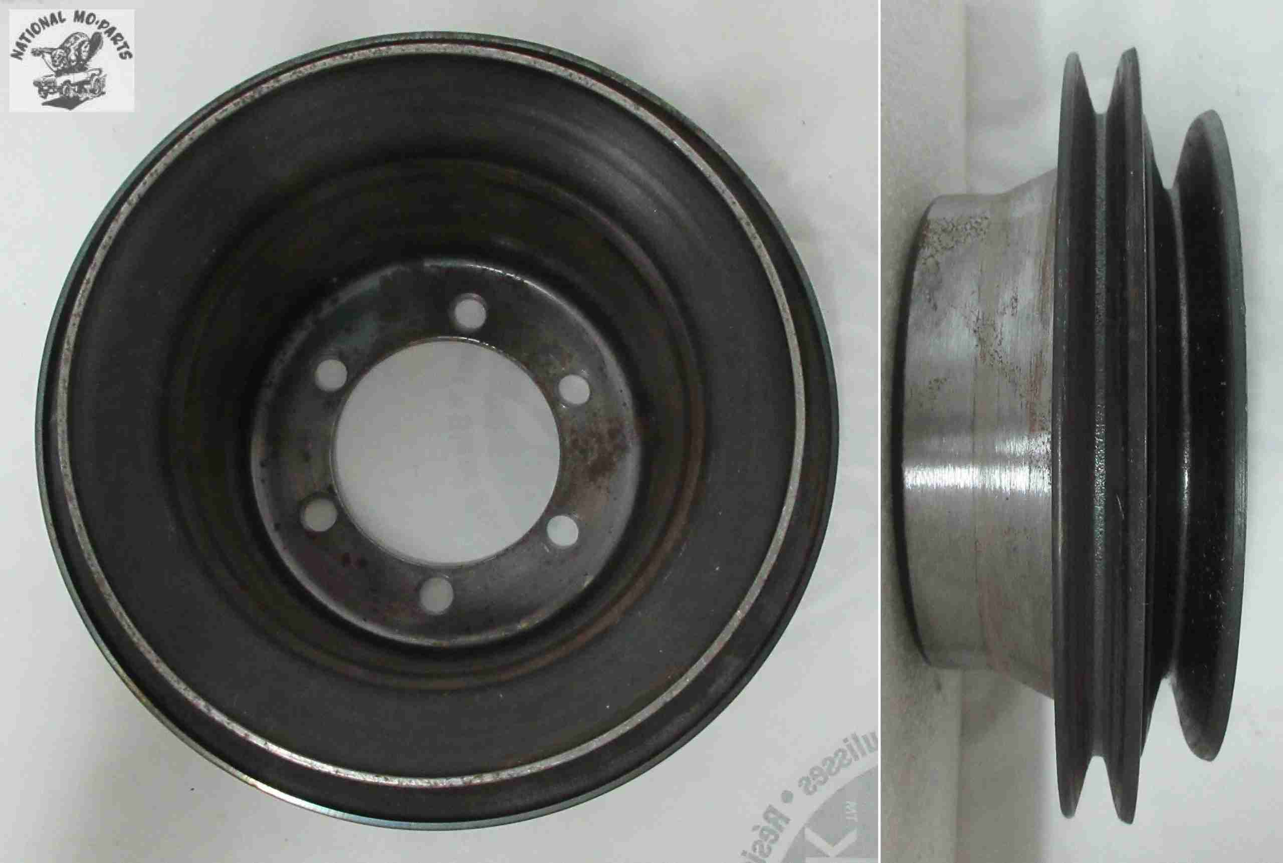 1969-71 Hemi Crank Pulley With Power Steering