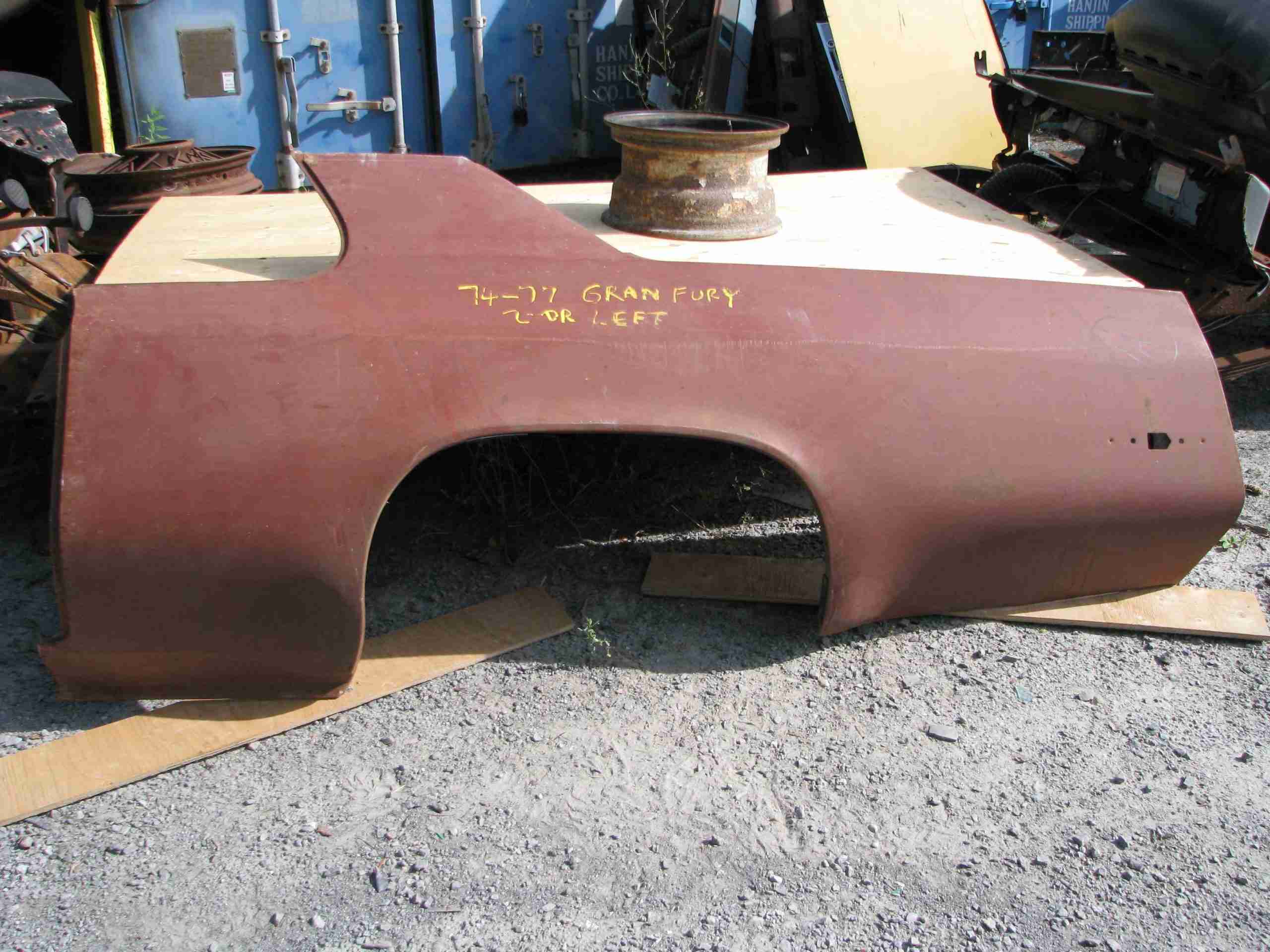 1974-7 Plymouth Gran Fury 2DR LH Quarter Panel