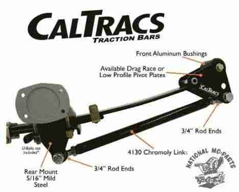 1962-76 A-Body Rear Suspension CalTrac Bar Kit