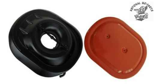 1969 B-Body 383-4V Oval Air Cleaner Lid & Base with Fresh Air Hood-Repro