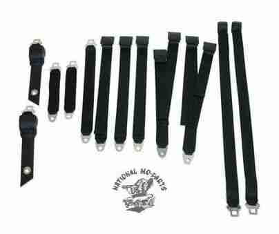 1970-71 A-Body Seat Belts with "Bucket" Seats-Repro