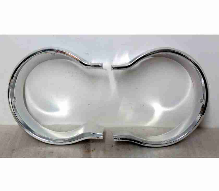 1964 Dodge B-Body Outer Headlight Bezels, Pair-Repro