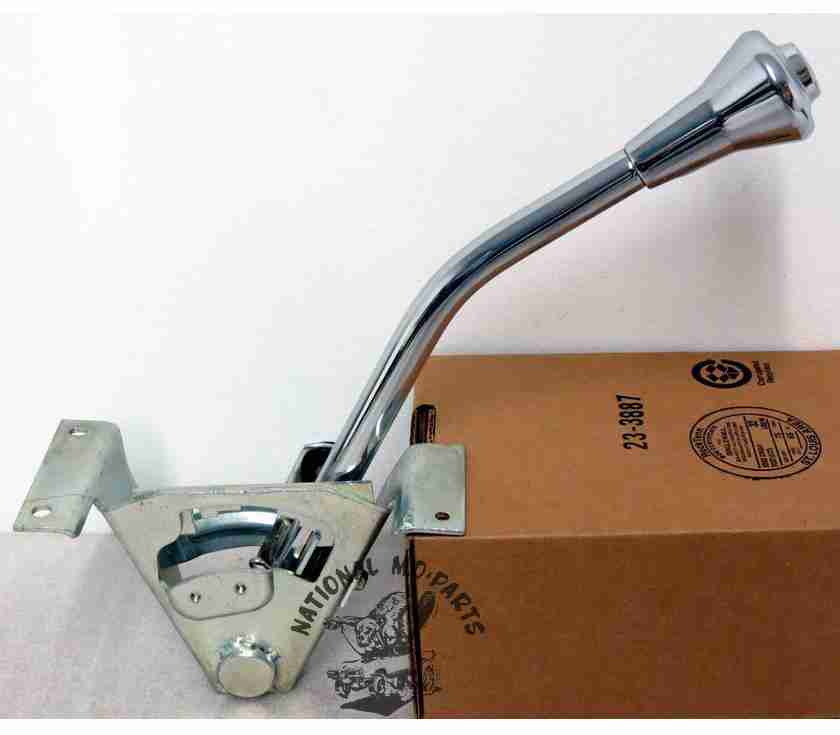 1966-68 A, B & C-Body Automatic Trans. Console Shifter Mech. with Chrome Knob