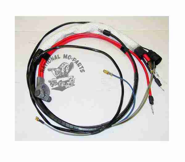 1966 B Body HEMI Positive Battery Cable with Manual Trans