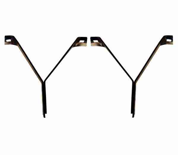 1967-69 Barracuda Front Bumper Brackets, 4pc set-Repro