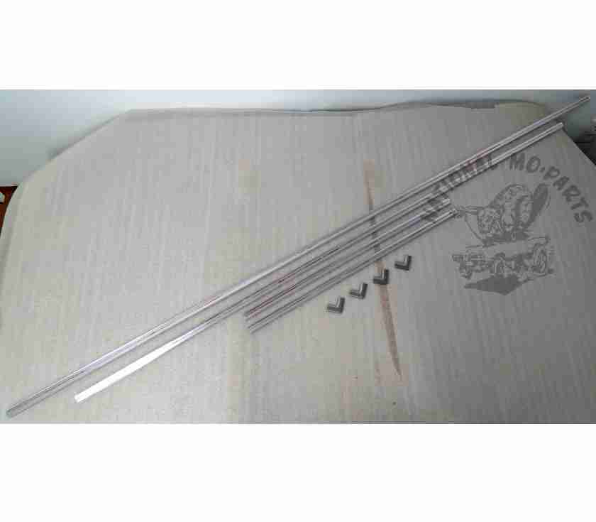 1967 A-Body H/T Windshield Moulding/Lockstrip Set, 8Pc.-Repro