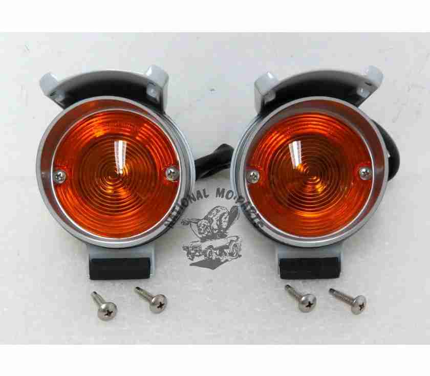1968-69 Coronet Park/Turn Signal Lamp Assemblies, Pair-Repro