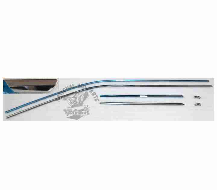 1968-70 Plymouth & Dodge B-Body Drip Rail Moulding Set-Repro