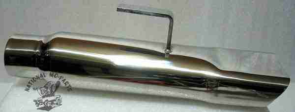 68-70 Charger Stainless Steel Exhaust Tips, 2.5" I.D. Inlet