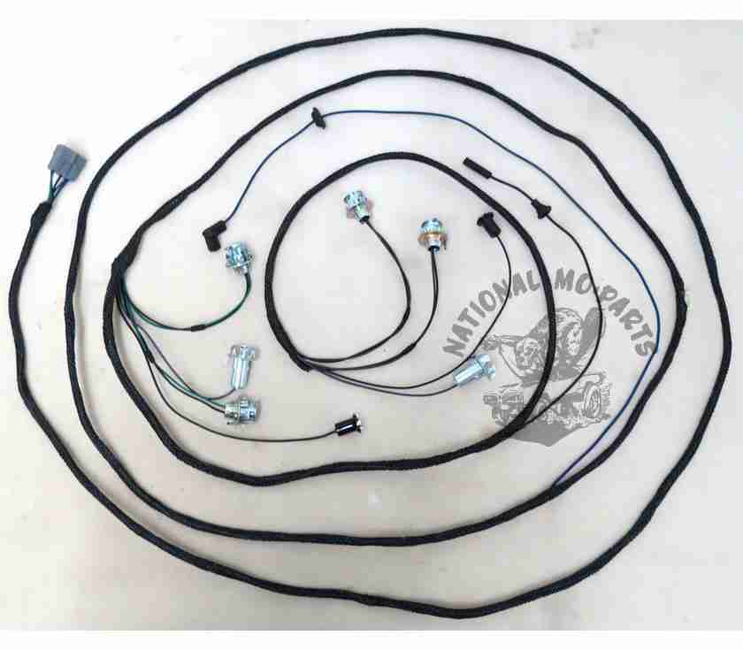 1968 Charger Tail-Light Harness-Repro