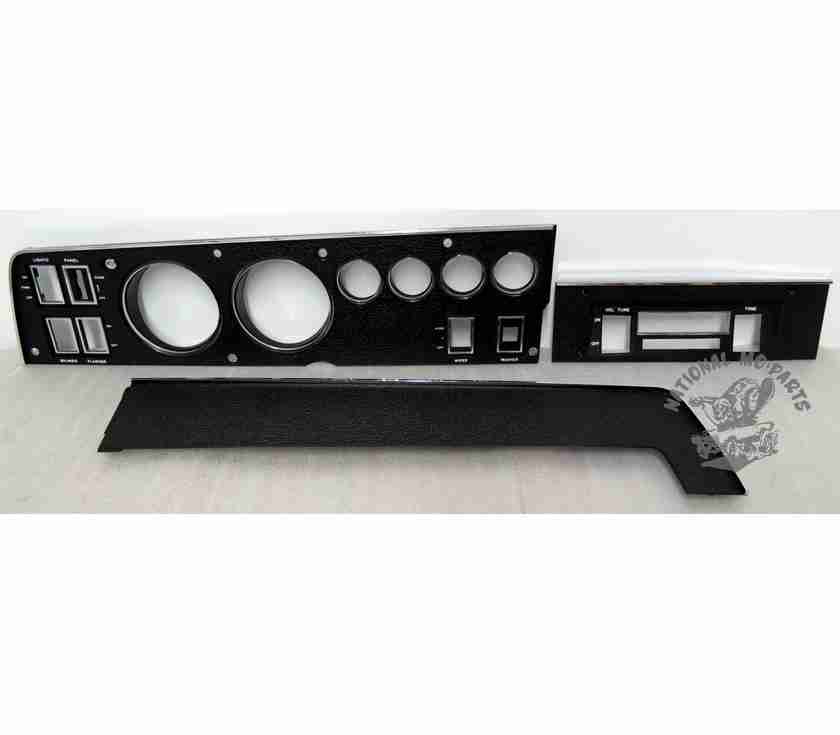 1969 B-Body Rallye Dash Bezel & Trim with A/C, 3Pc. Set-Repro