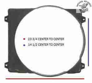 1969 B & C-Body 22" V8 Radiator Fan Shroud-Repro