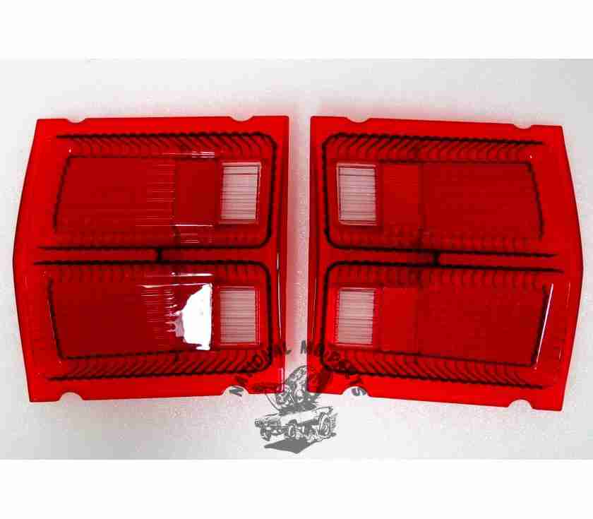 1969 Dart Tail Light Lenses with Correct Markings, Pair-Repro
