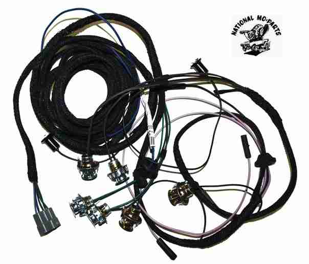 1970 Coronet 500 & R/T 2 Door Tail-Light Harness-Repro