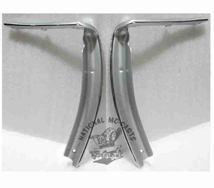 1971-74 Charger Front Bumper Outline Moulding Set-Repro