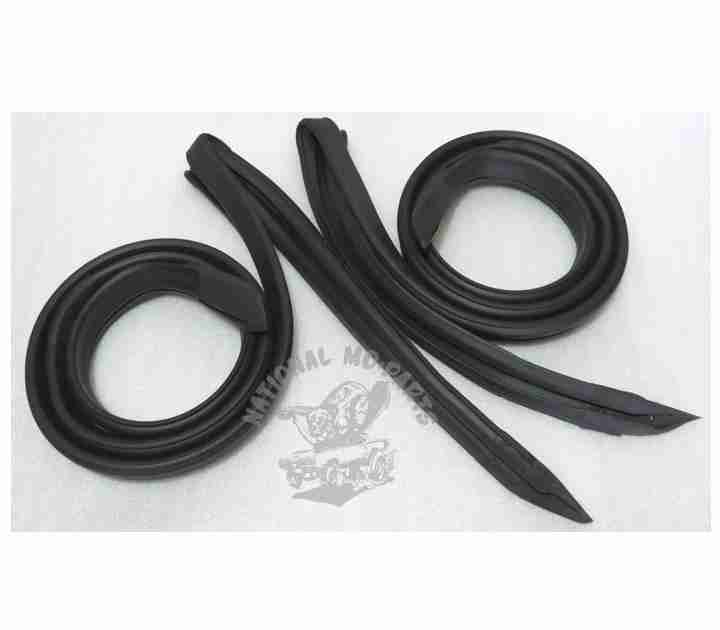 1973-76 Duster & Dart Sport Roof Rail Weatherstrips, Pair-Repro