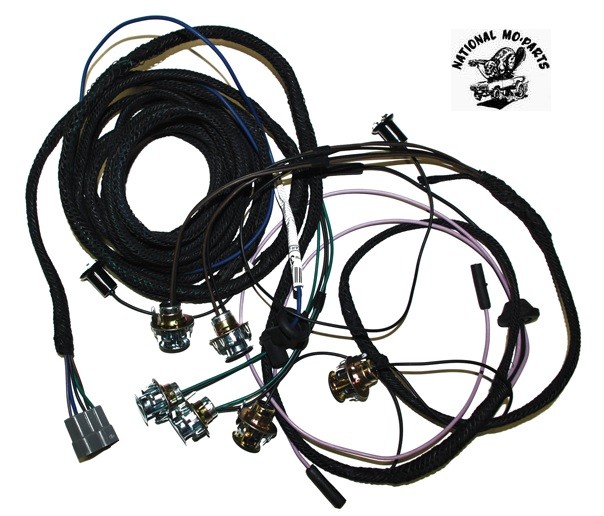 1967 Plymouth B Body 2 DR HT Taillight Harness