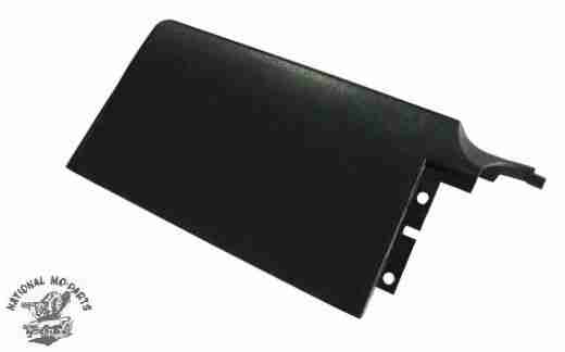 1970 B Body Rallye Left Lower Dash Pad (Cover) - Black.