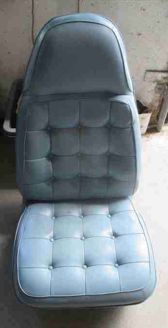 1976 B Body Bucket Seats Blue - Used