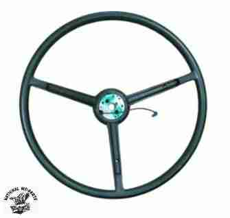 1970 A, B-Body & Plymouth/Dodge 3 Spoke Steering Wheel, Black