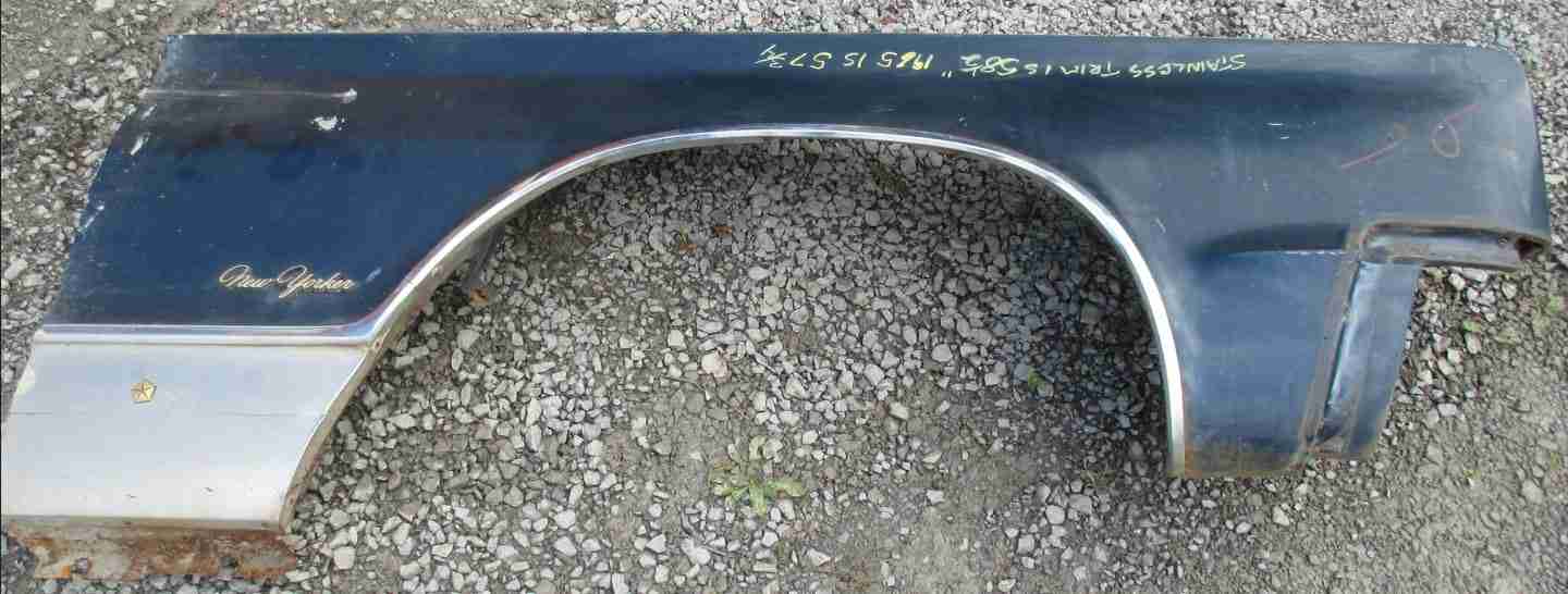 1966 Chrysler New Yorker Right Front Fender - Used