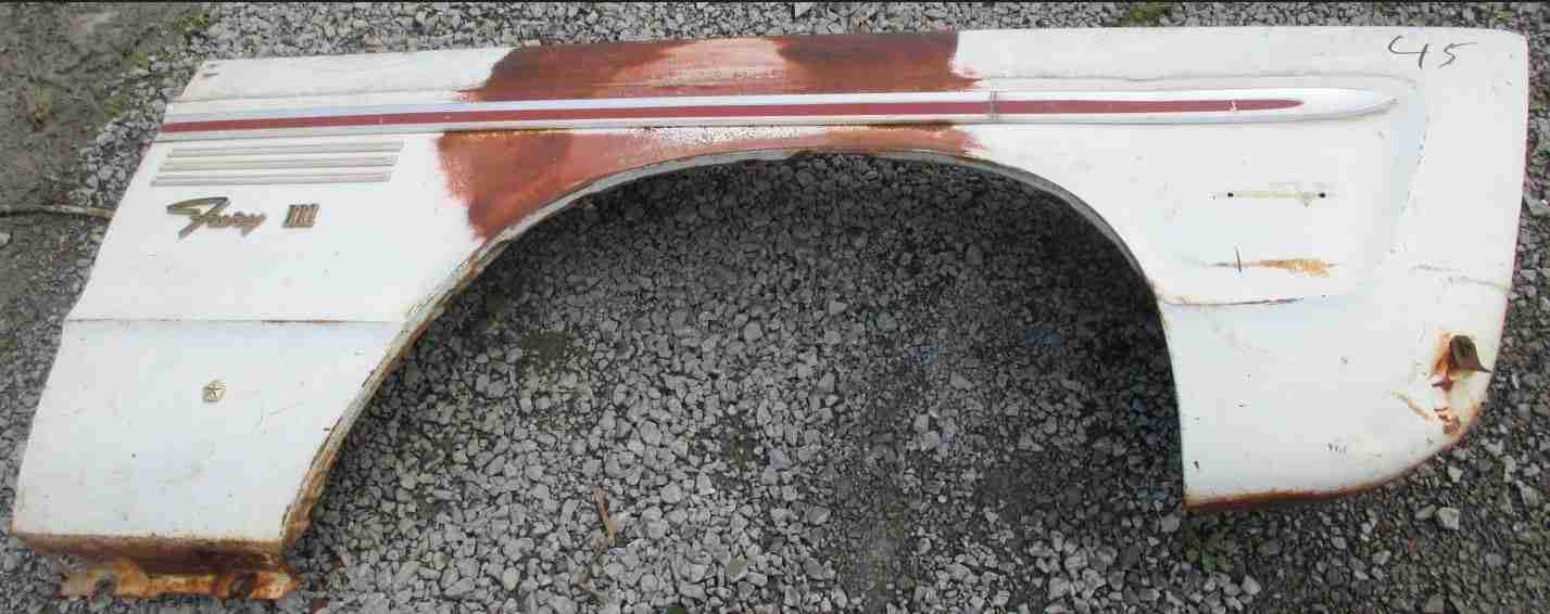1965 Plymouth Fury Right Front Fender - Used