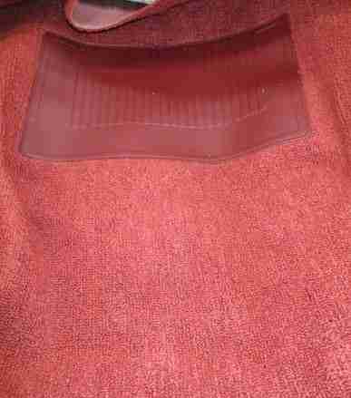 1966-70 B-Body Molded Carpet with Manual Transmission - Medium Red